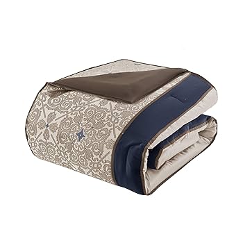X @Evelyn- Amazon.com: Madison Park Essentials Delaney 24-Piece Room In